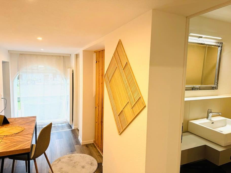 Ferienwohnung Cute & Cozy Oasis, Private Afternoon Sun Terrace Kandersteg Exterior foto