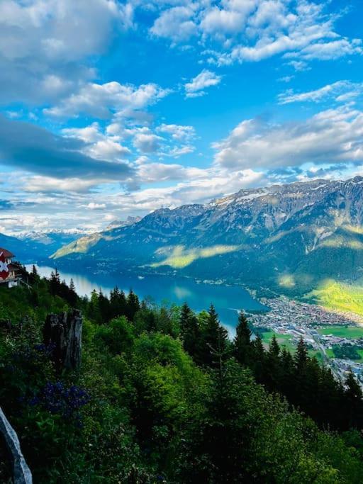 Ferienwohnung Cute & Cozy Oasis, Private Afternoon Sun Terrace Kandersteg Exterior foto